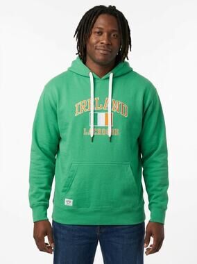 Lacrosse Unlimited Printed Hoodie Knit Graphic Print Men Size XL